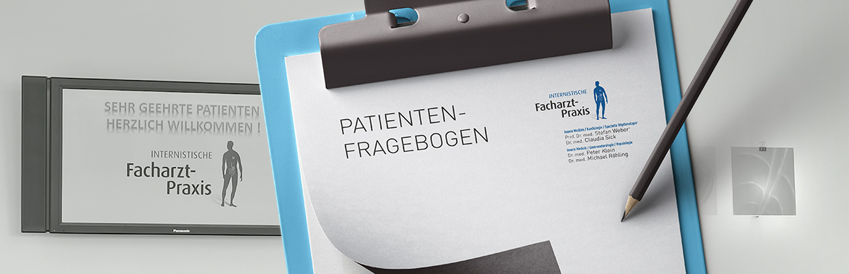 Der Patientenfragebogen der Internistischen Facharztpraxis in Regensburg